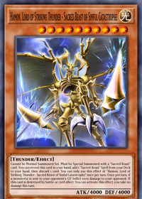 Hamon, Lord of Striking Thunder - Sacred Beast of Sinful Catastrophe — Chaos Origins #EN006