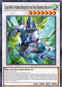 Clear Wing Synchro Dragon of the Four Heavenly Dragons