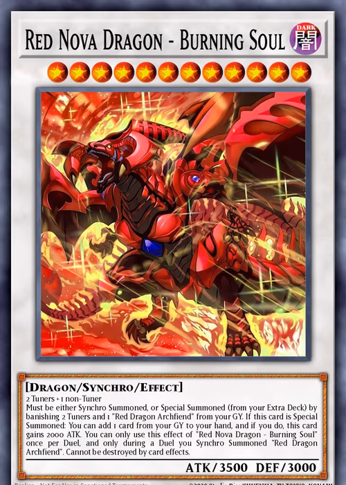 Red Nova Dragon - Burning Soul — Magnificent Maestros #EN008