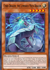 Cyber Dragon, the Luminous Mech Dragon
