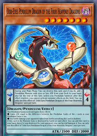 Odd-Eyes Pendulum Dragon of the Four Heavenly Dragons — Magnificent Monsters #EN013