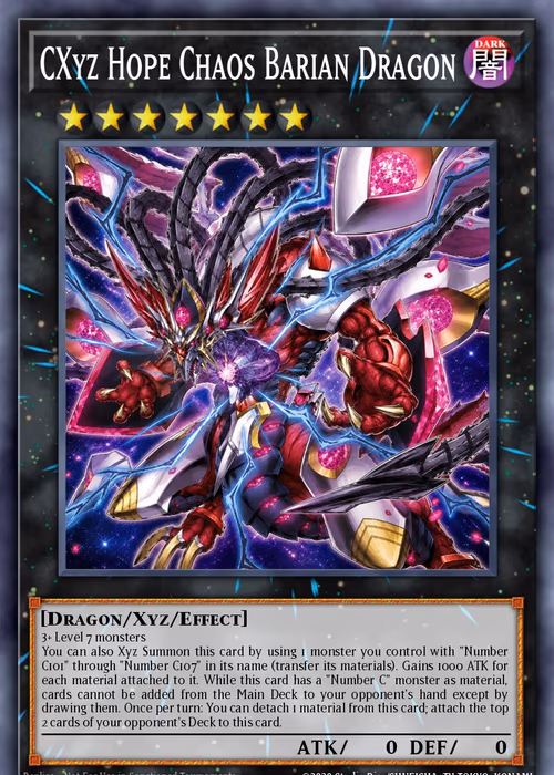 CXyz Hope Chaos Barian Dragon — Beyond the Brave #EN044