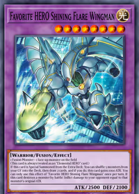 Favorite HERO Shining Flare Wingman — Magnificent Monsters #EN004